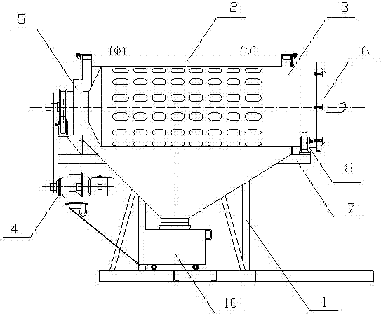 Automatic separating and recovering device for zinc-nickel permeated layer permeating agent