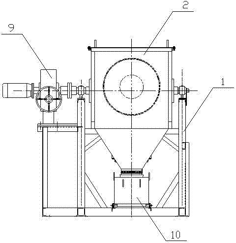 Automatic separating and recovering device for zinc-nickel permeated layer permeating agent