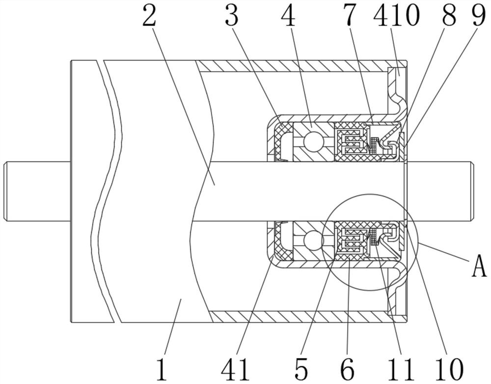 Carrier roller with high sealing performance