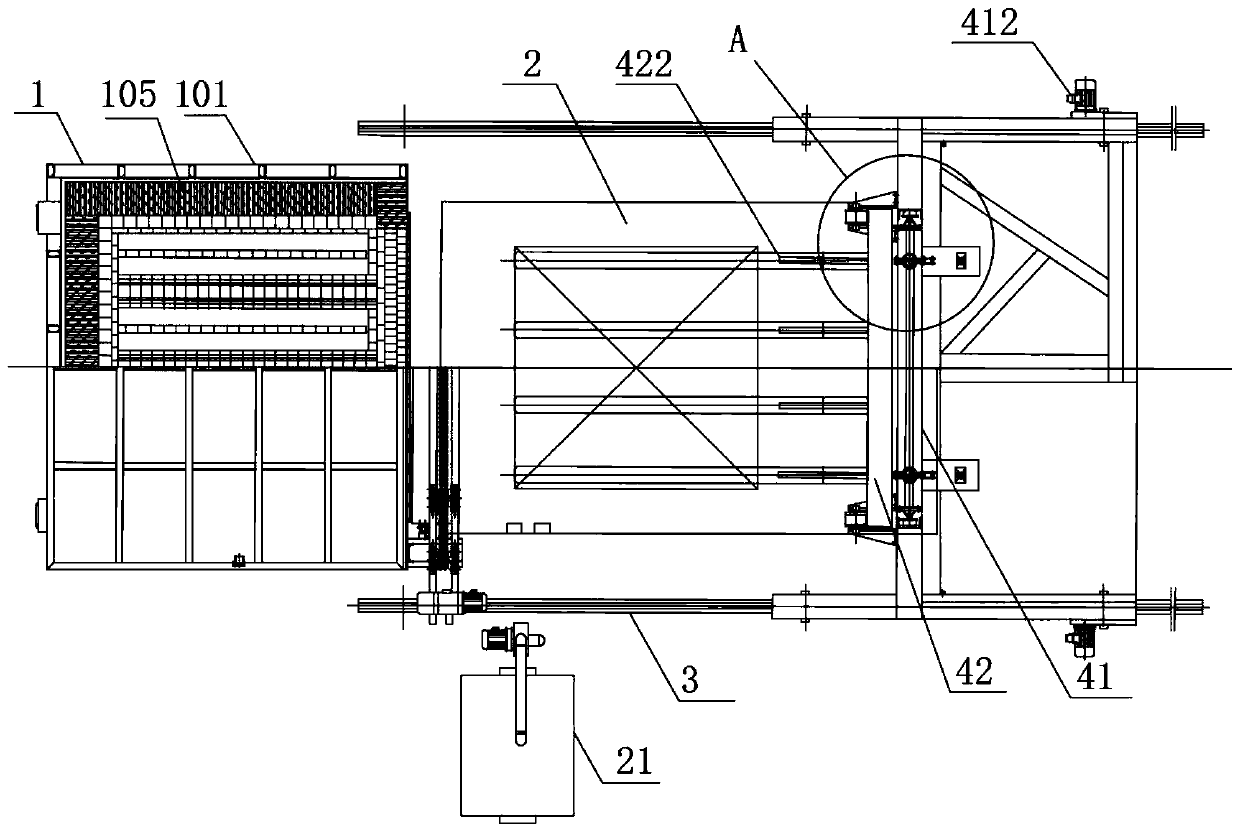 Special quenching system for box type quenching furnace