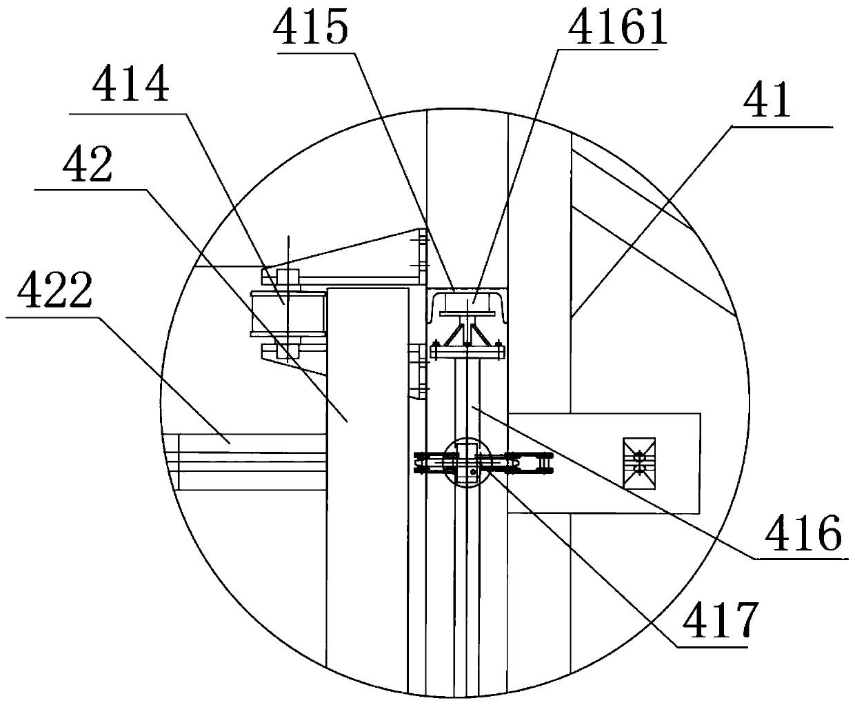 Special quenching system for box type quenching furnace