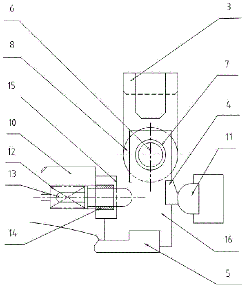 A swing arm pressing mechanism