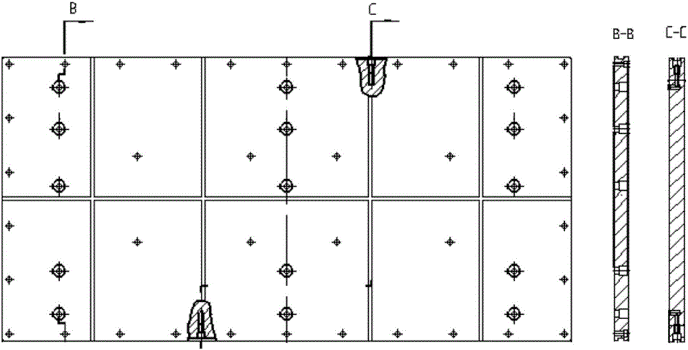 Multi-station quick positioning device and method applicable to aviation sheet metal parts