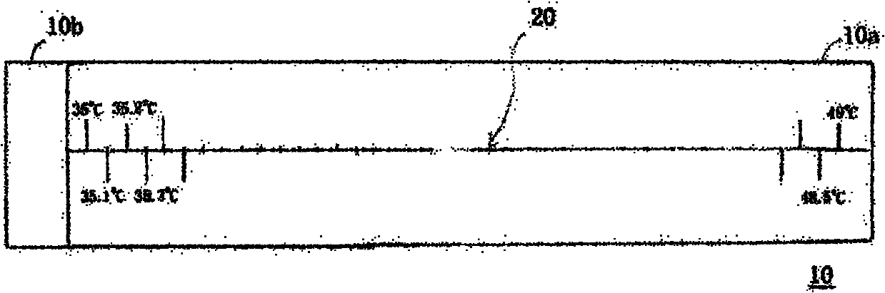 Mercury-free non-electronic type thermometer with support structure