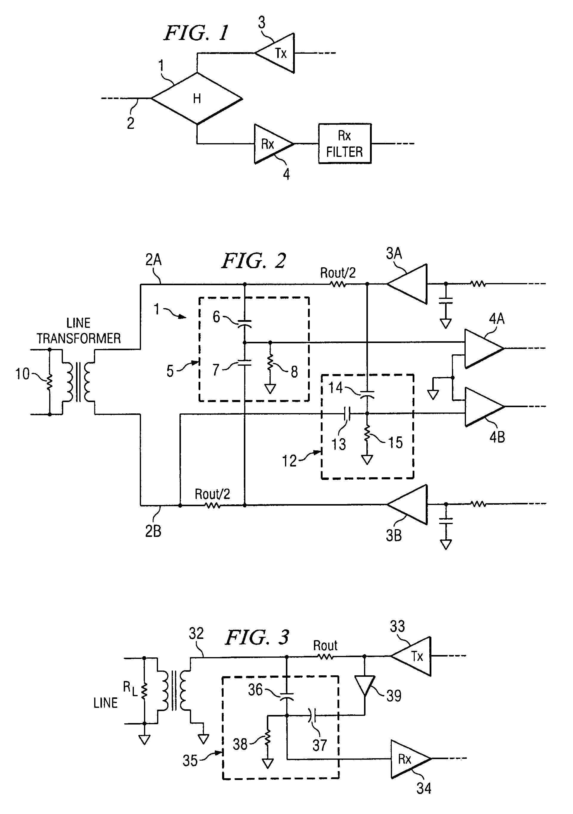 Telephone line interface circuit and method