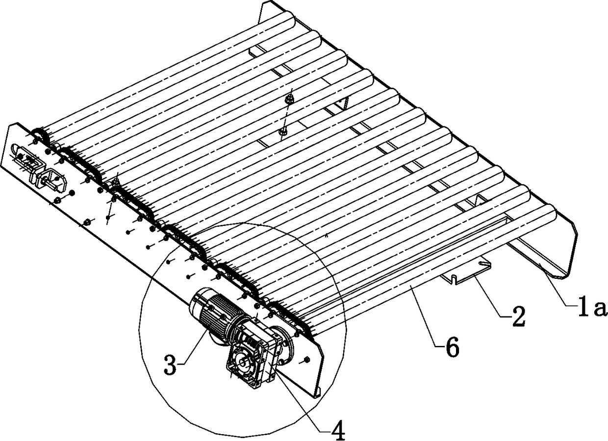 Material conveying device for ore dressing