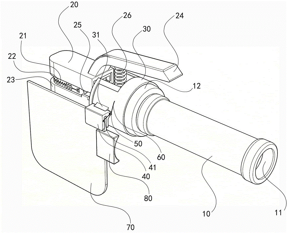 Electric welding fixture capable of being controlled by one hand and provided with welding shielding lens and use method of electric welding fixture