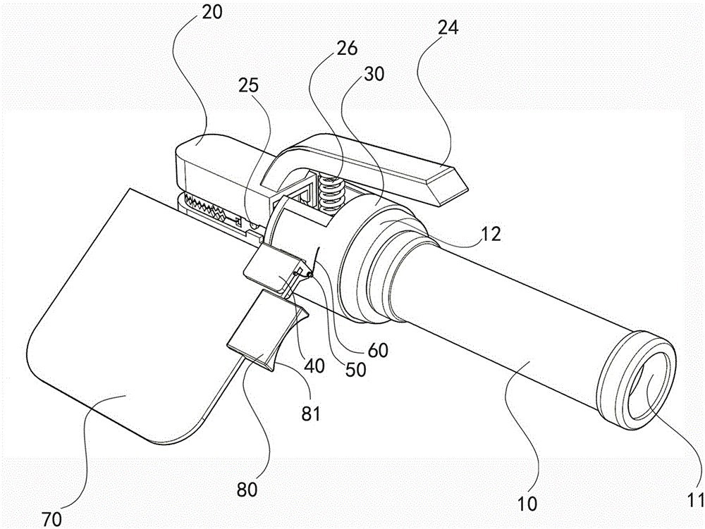 Electric welding fixture capable of being controlled by one hand and provided with welding shielding lens and use method of electric welding fixture