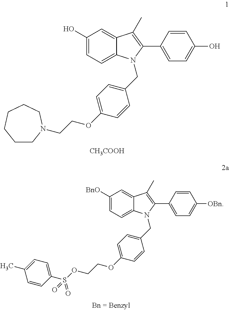 Process for the preparation of bazedoxifene acetate and intermediates thereof