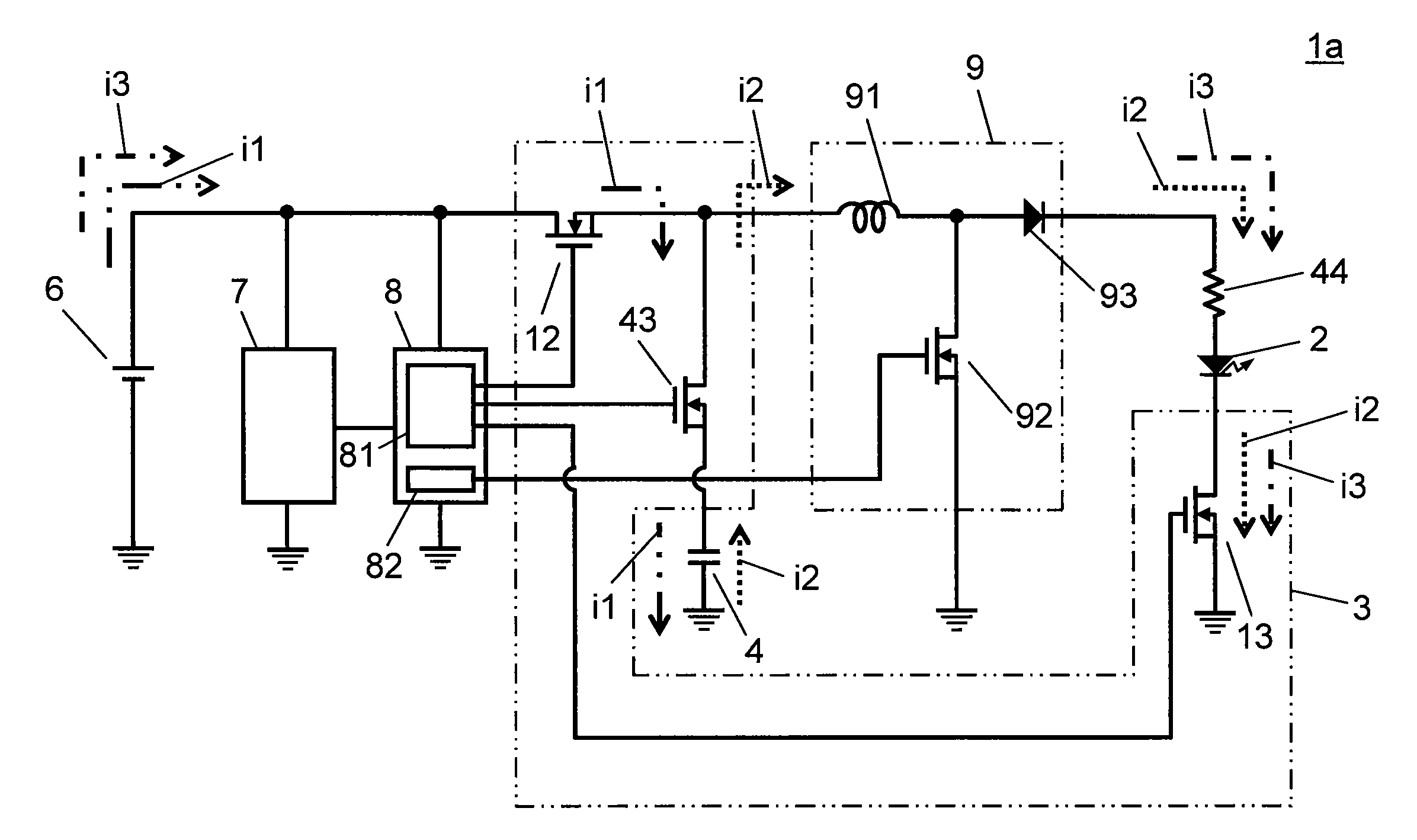 Light emitting element drive device and mobile apparatus