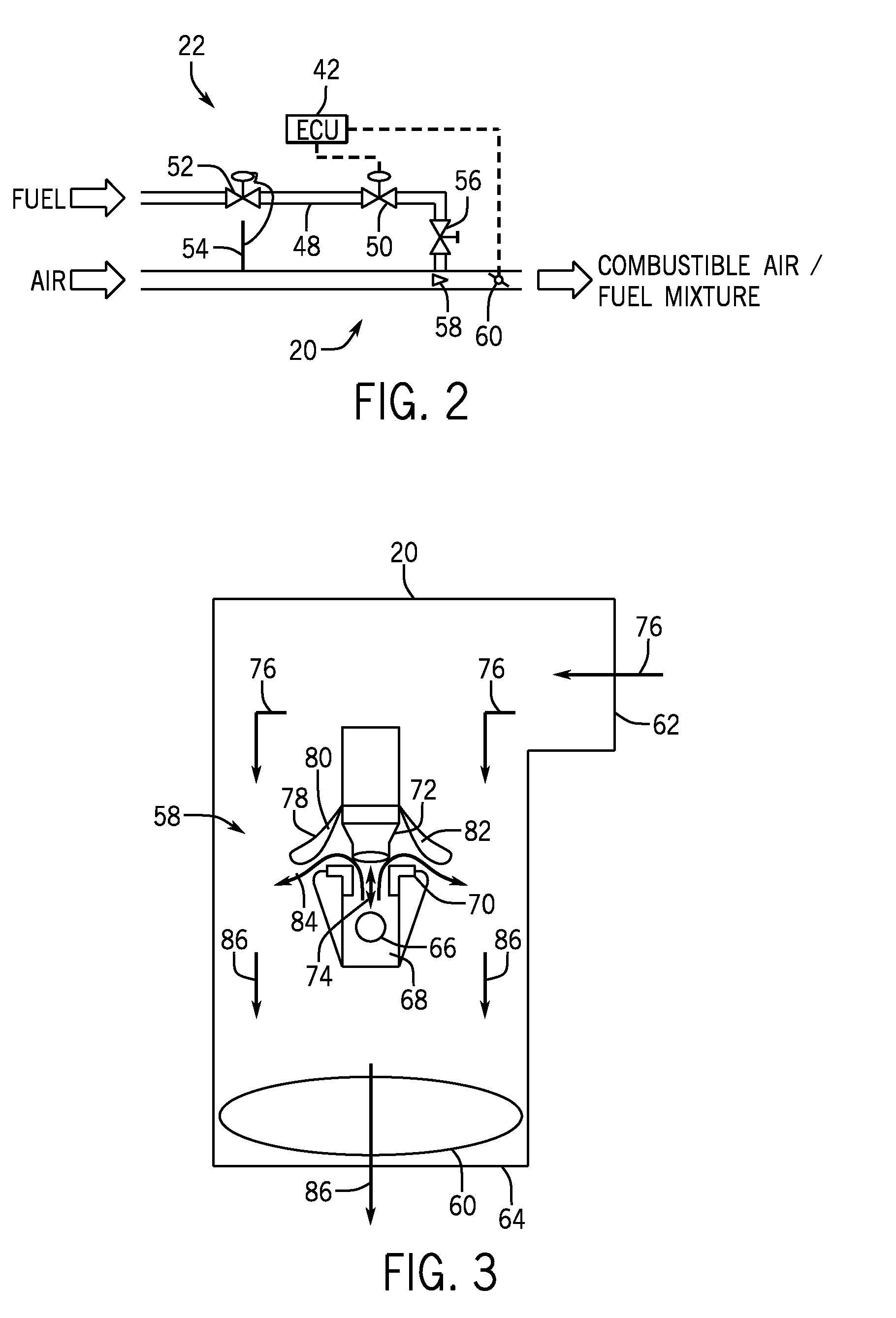 Fuel system for a combustion engine