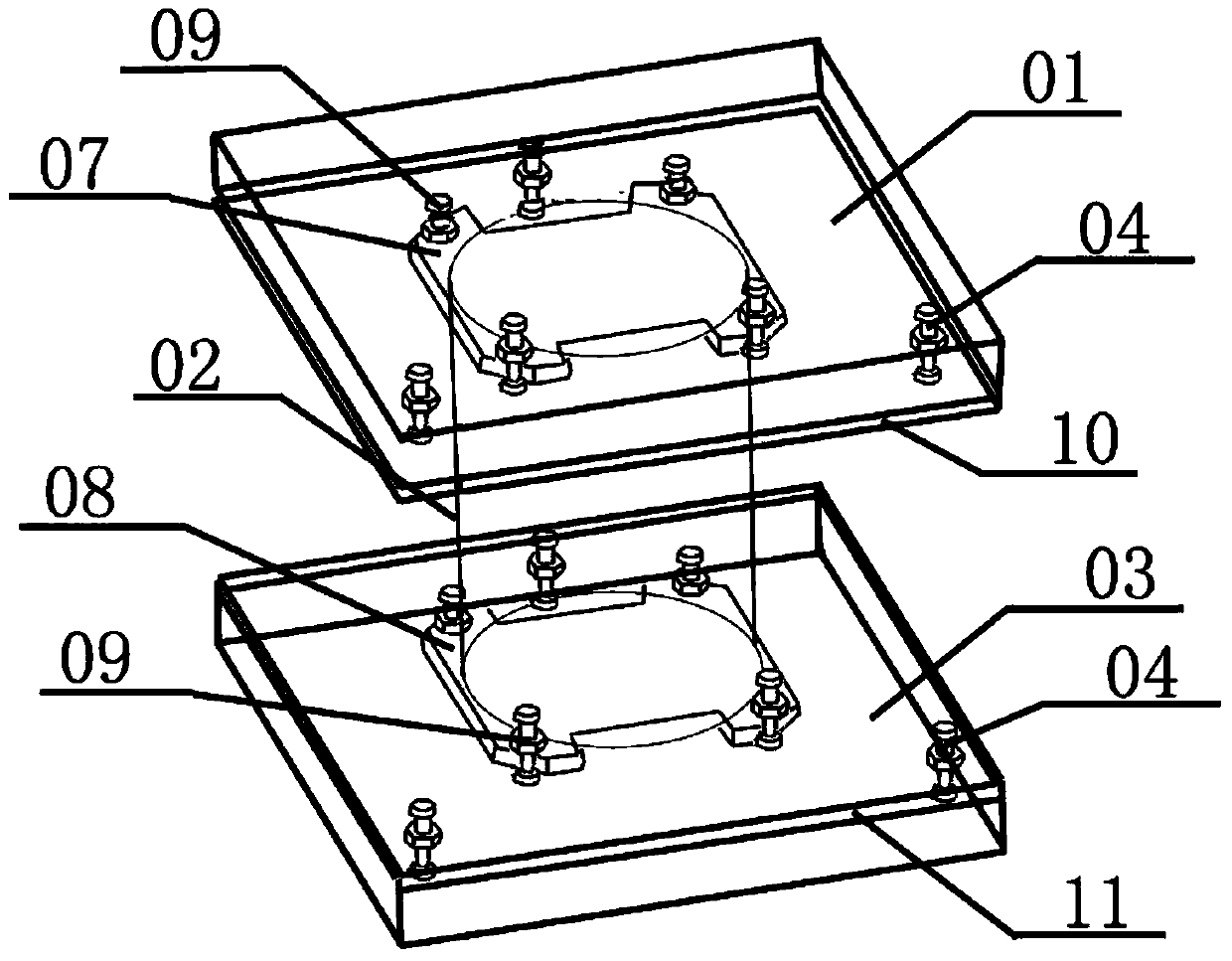 A micro-vibration active vibration isolation device installation connector and installation method thereof