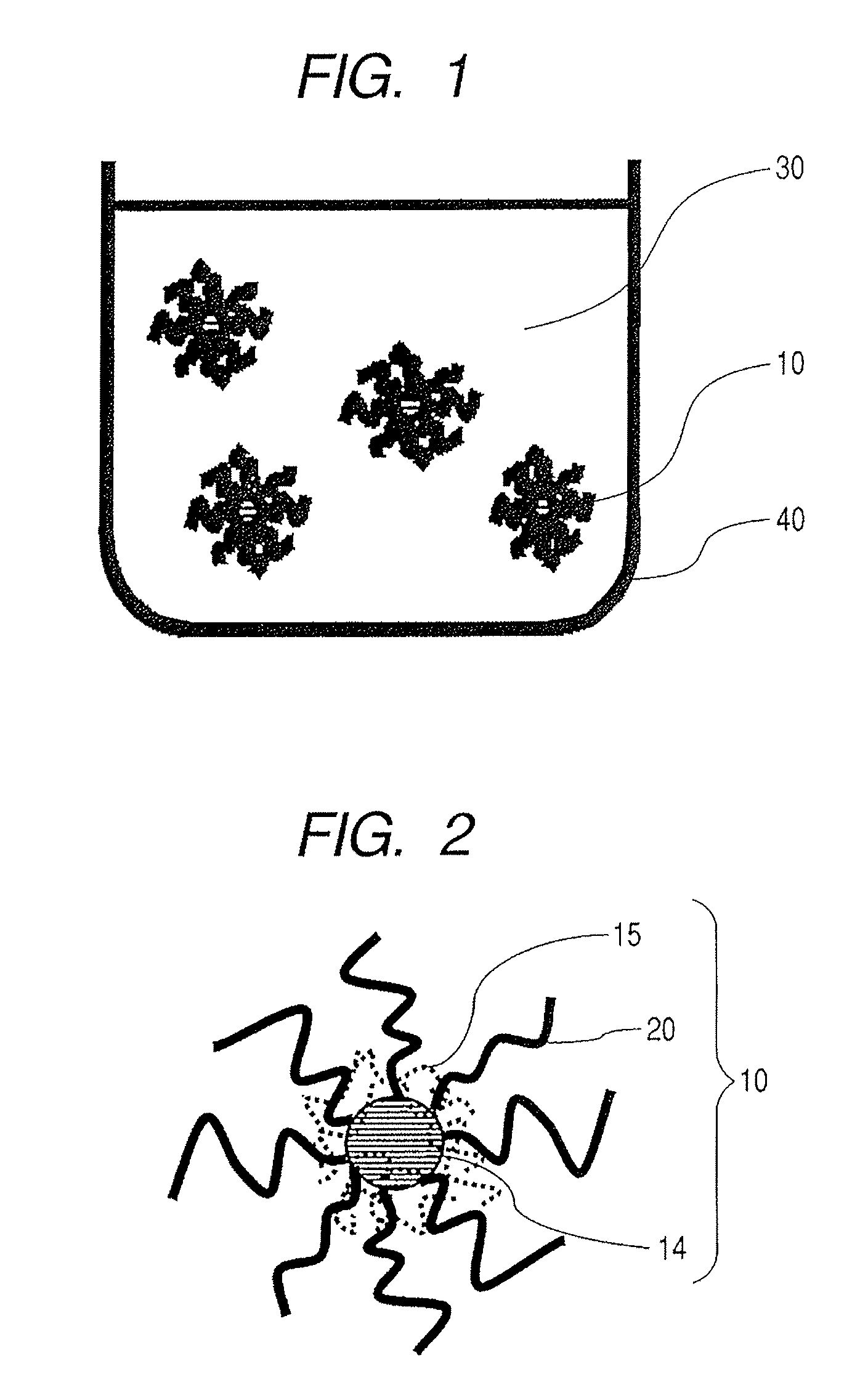 Polymeric compound containing composition, and image forming process and apparatus