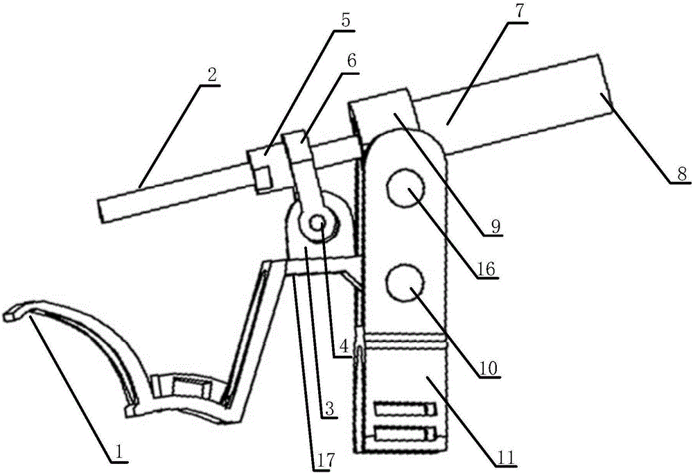 Touch screen-oriented finger outer skeleton wearable force-touch sense interaction device