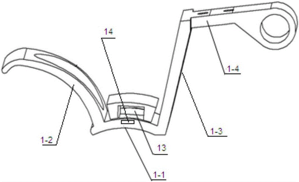 Touch screen-oriented finger outer skeleton wearable force-touch sense interaction device