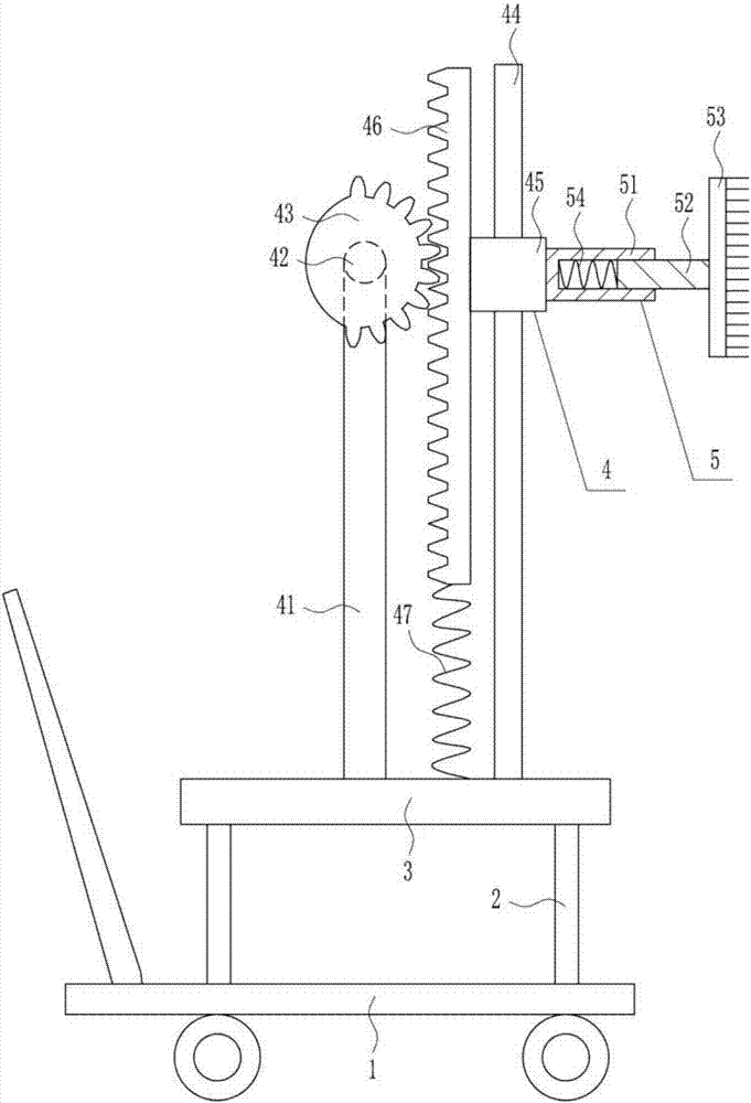 Bathroom wall cleaning equipment