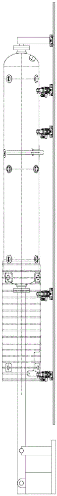 Tank sleeving technological method of railway tank car of double-layer structure