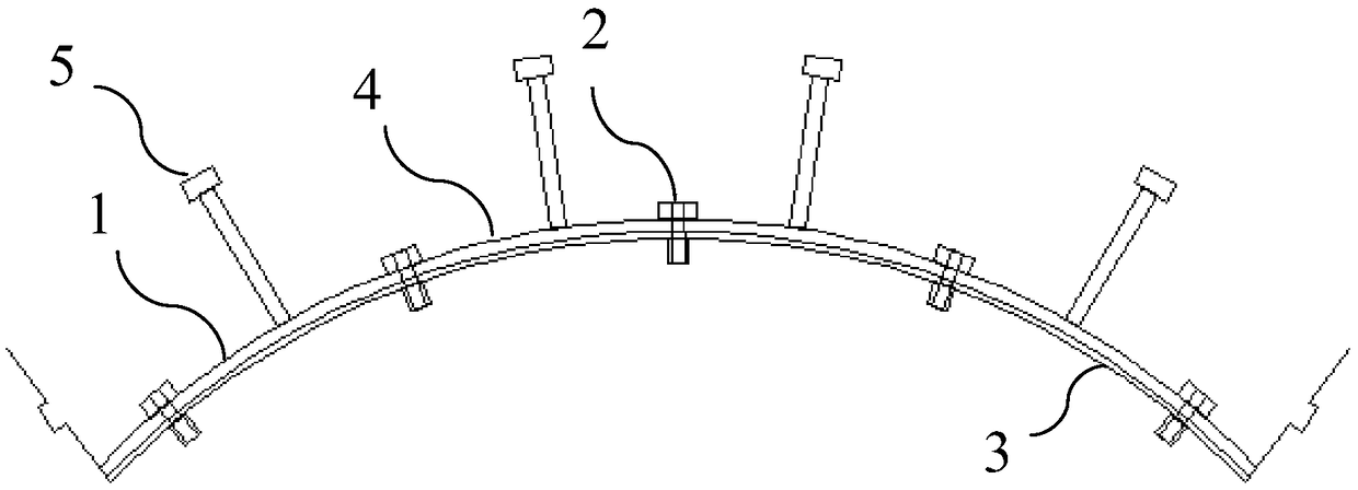 Fixing structure and pre-embedment construction method for pre-embedded channel for duct piece in subway shield zone