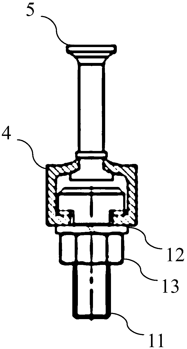 Fixing structure and pre-embedment construction method for pre-embedded channel for duct piece in subway shield zone