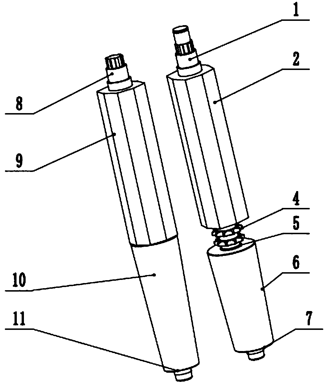 A Combined Ear Picking Roller for Corn Harvester
