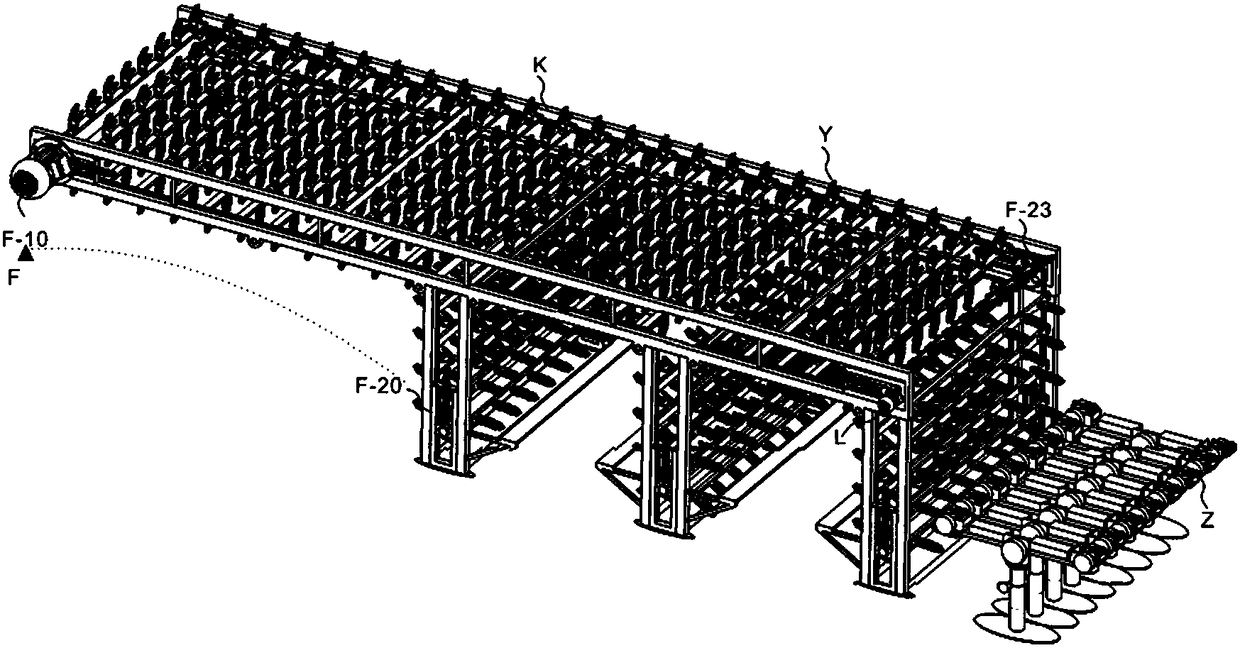 Glove conveying and open mouth feeding device