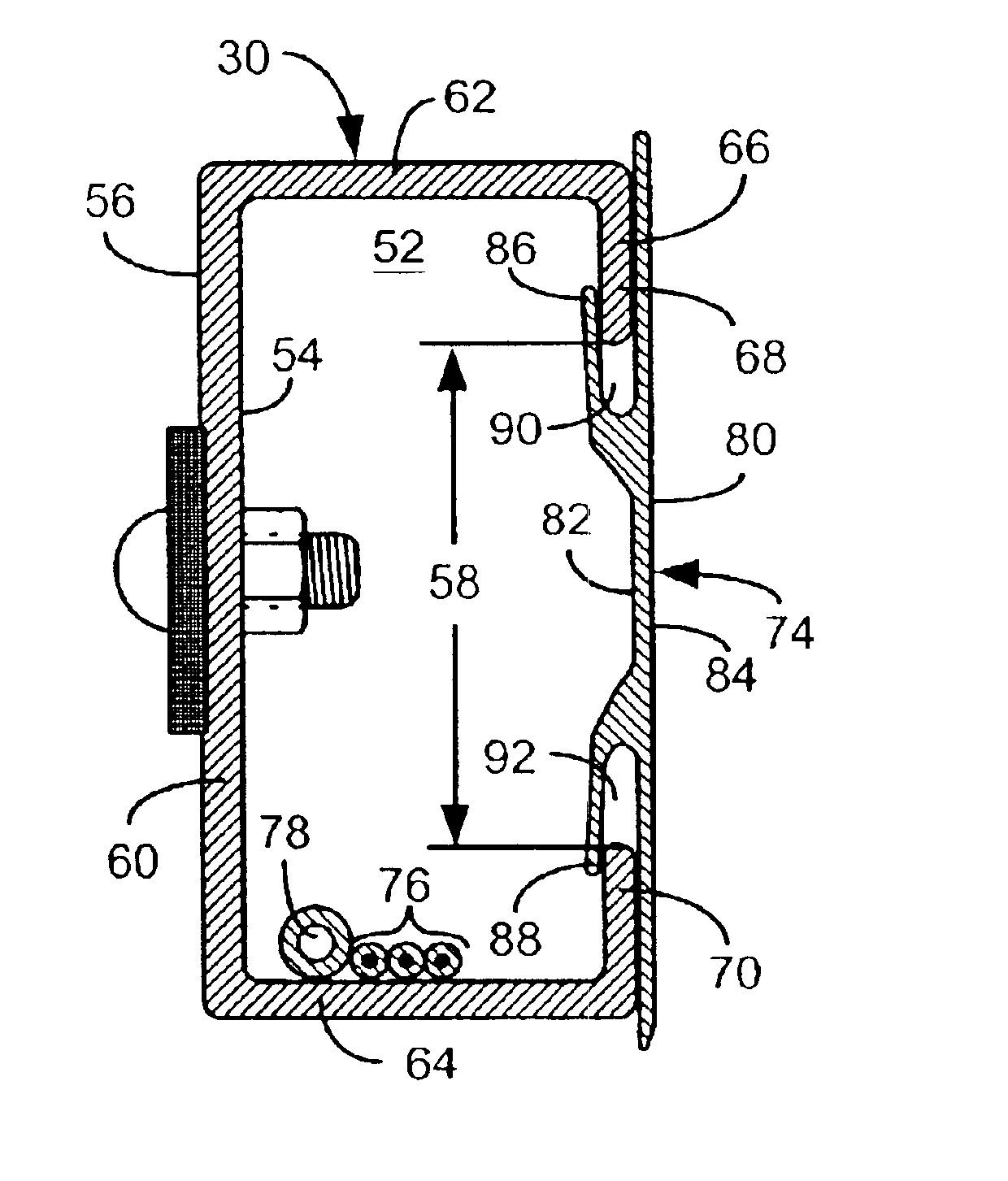 Boat trailer with closed longitudinal support beams