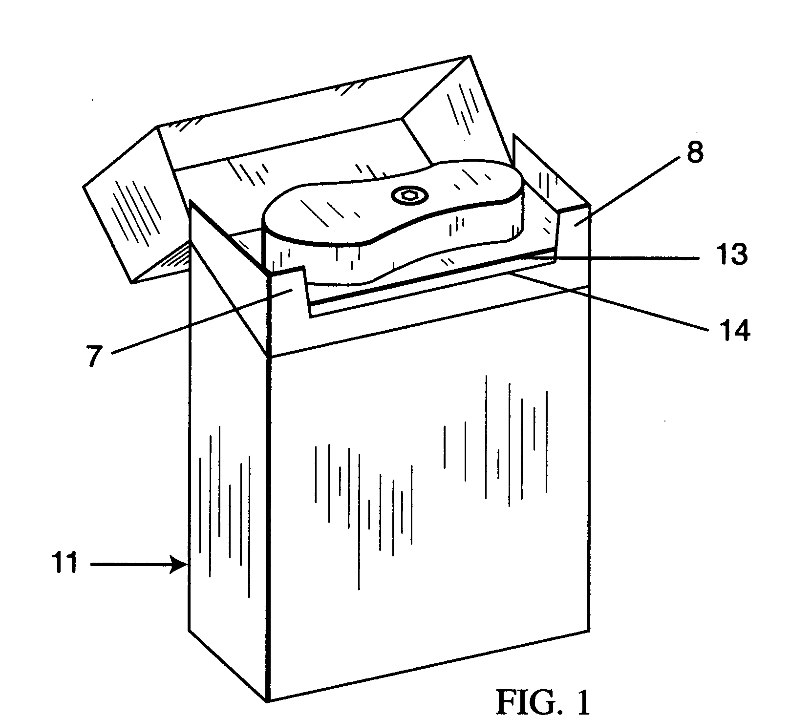 Cigarette box insert