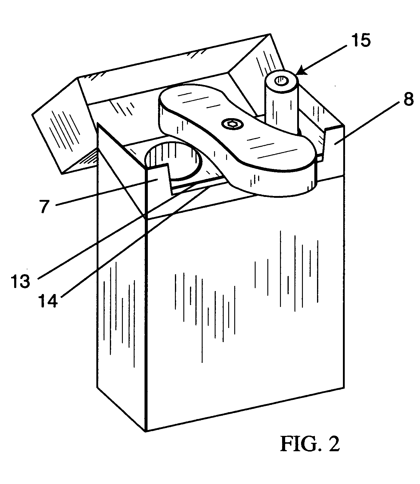 Cigarette box insert