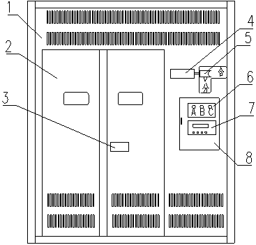 Anti-misoperation ground protection mechanism for dry type transformer