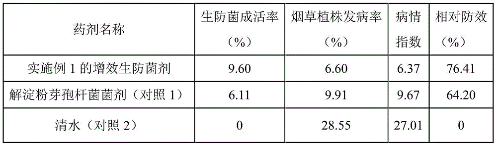 Bacillus synergist and synergistic biocontrol bacterium agent