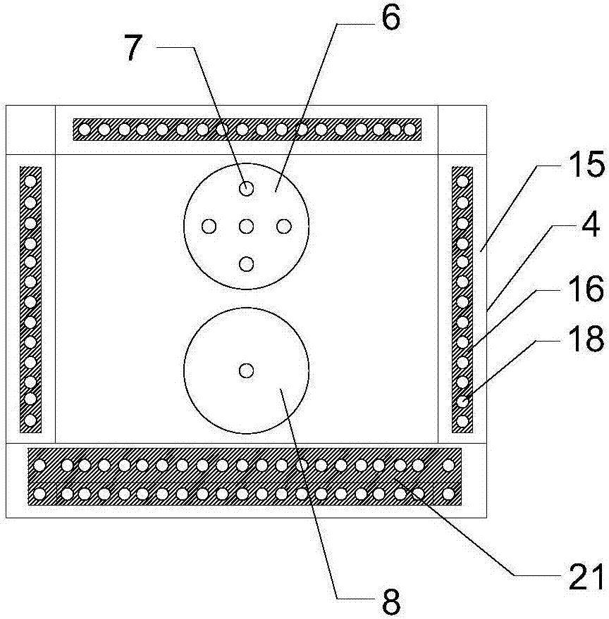 Efficient dustproof wall skin cleaning device