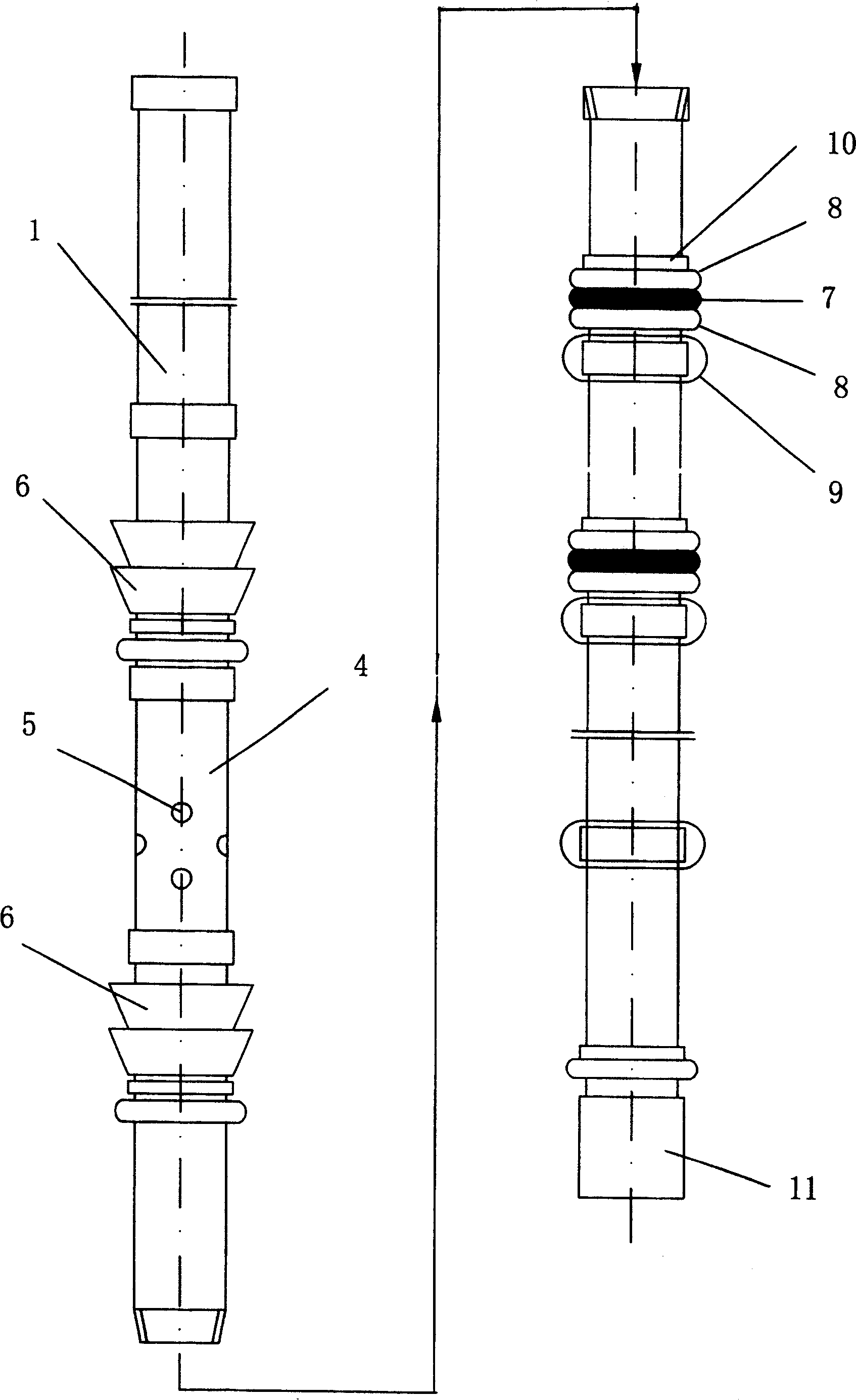 Method and device for repairing oil/gas drilling bushing