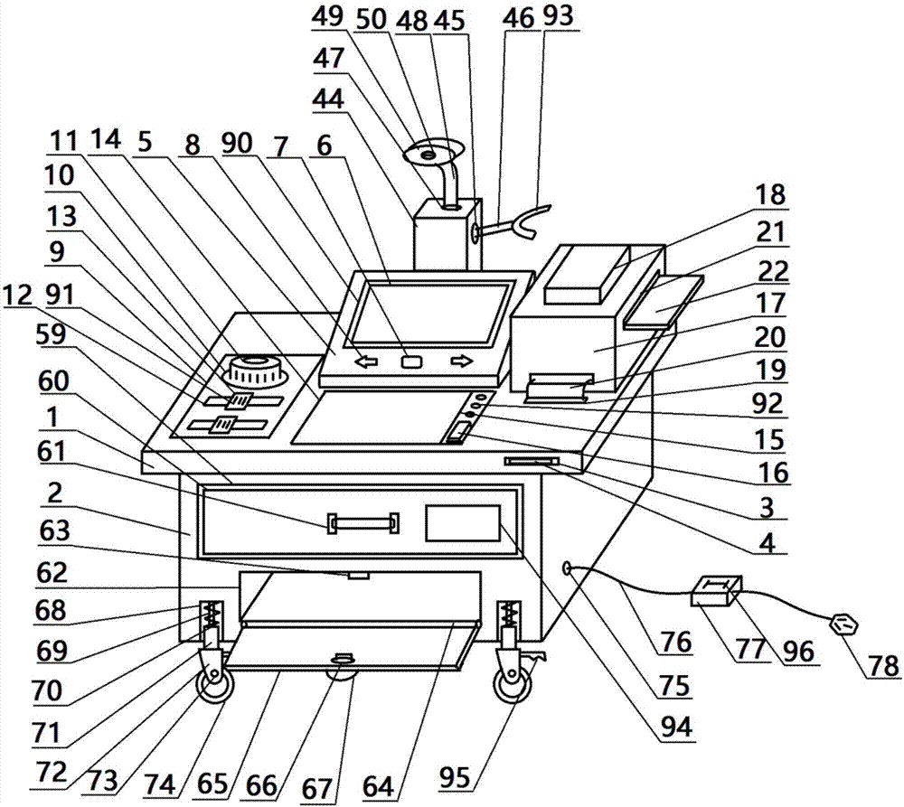 Intelligent platform for projection teaching