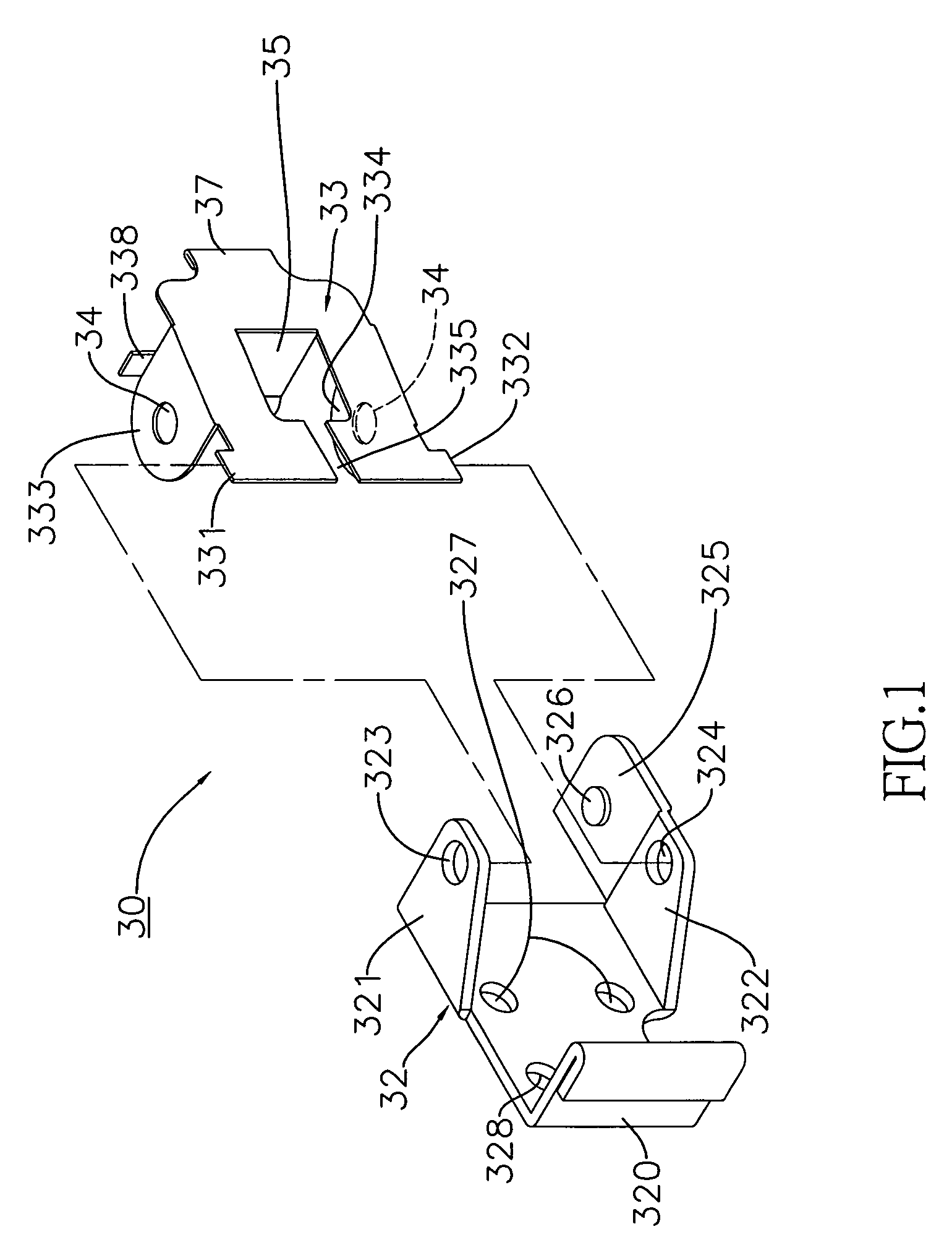 Circuit card locking device at a rear cover of a computer