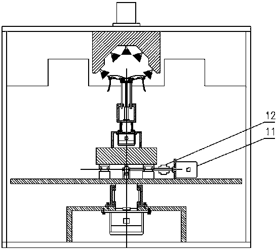 Wheel washing and blow-drying device and method