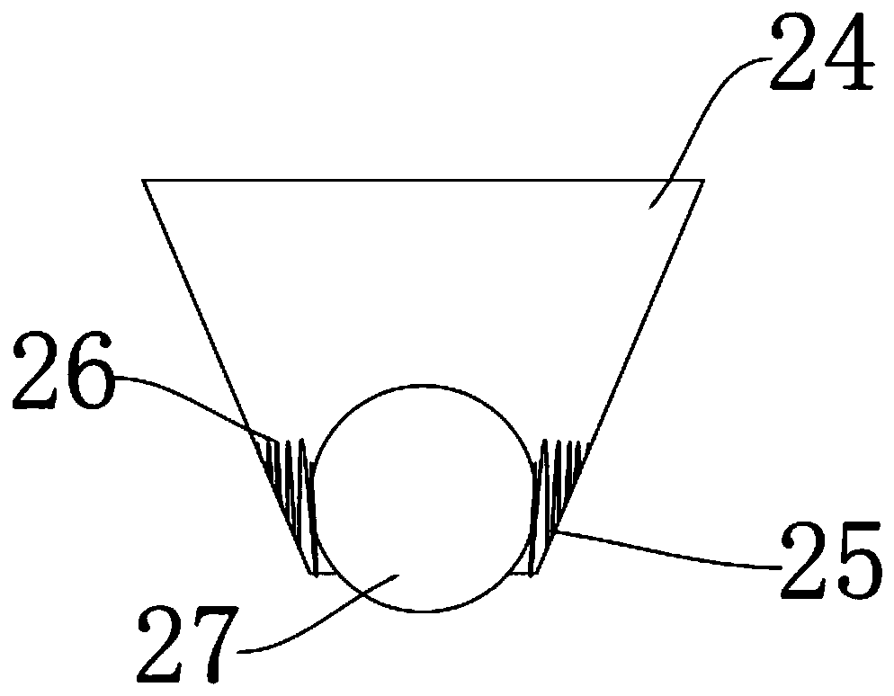 Sewage mixing treatment device