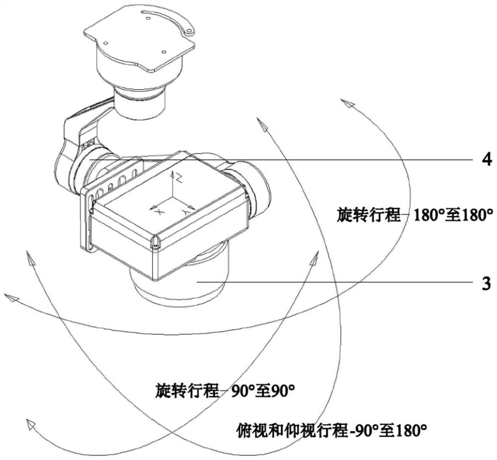 Single-camera spliced image data acquisition method