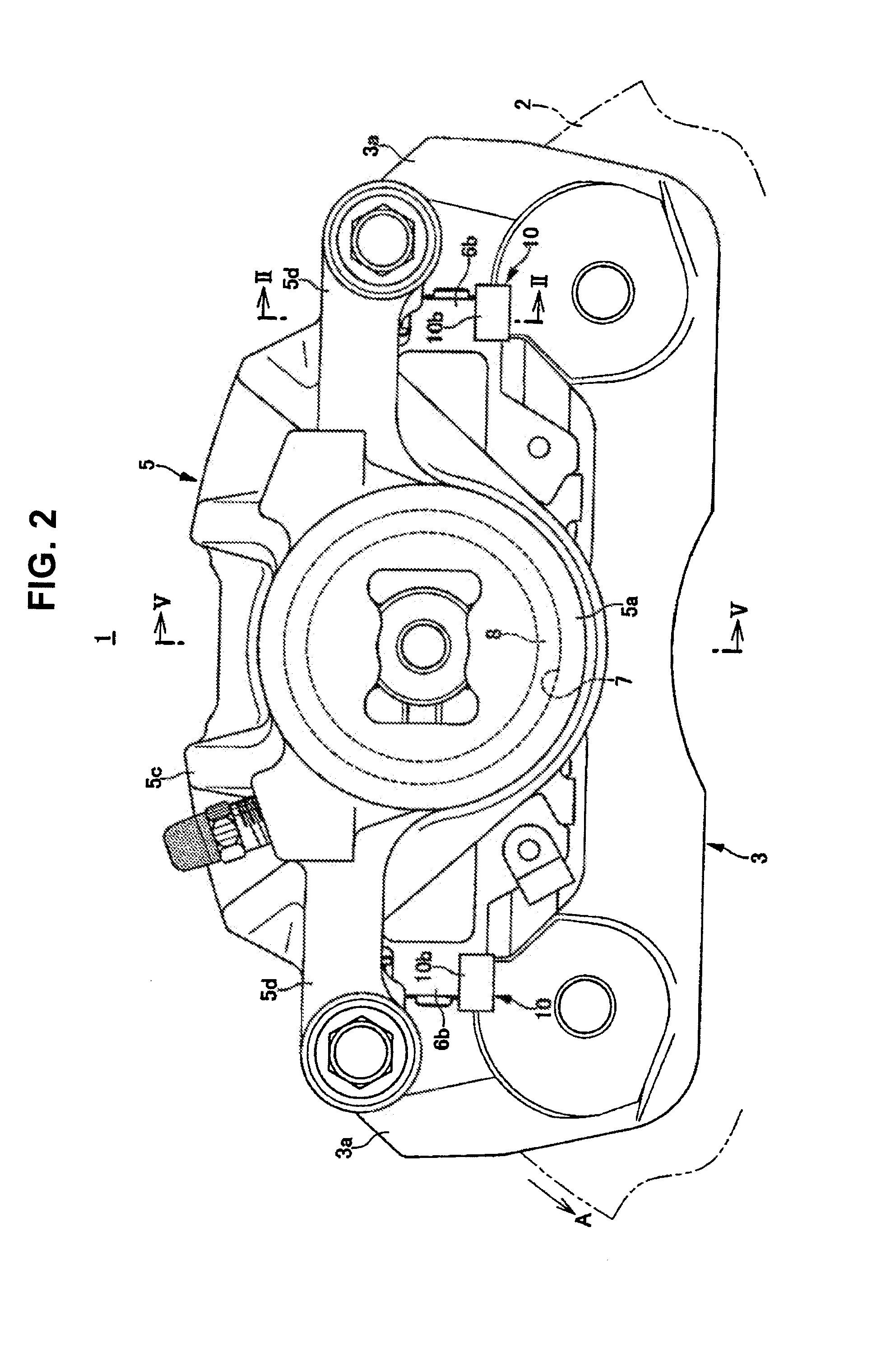 Disk brake for vehicle