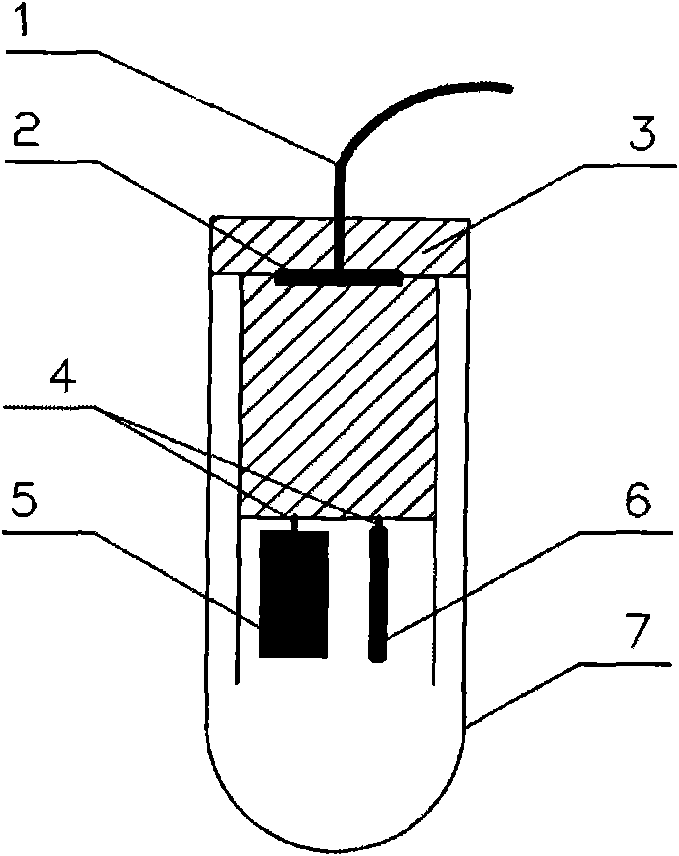 Preparation method of molecularly imprinted membrane detecting device for tetracycline