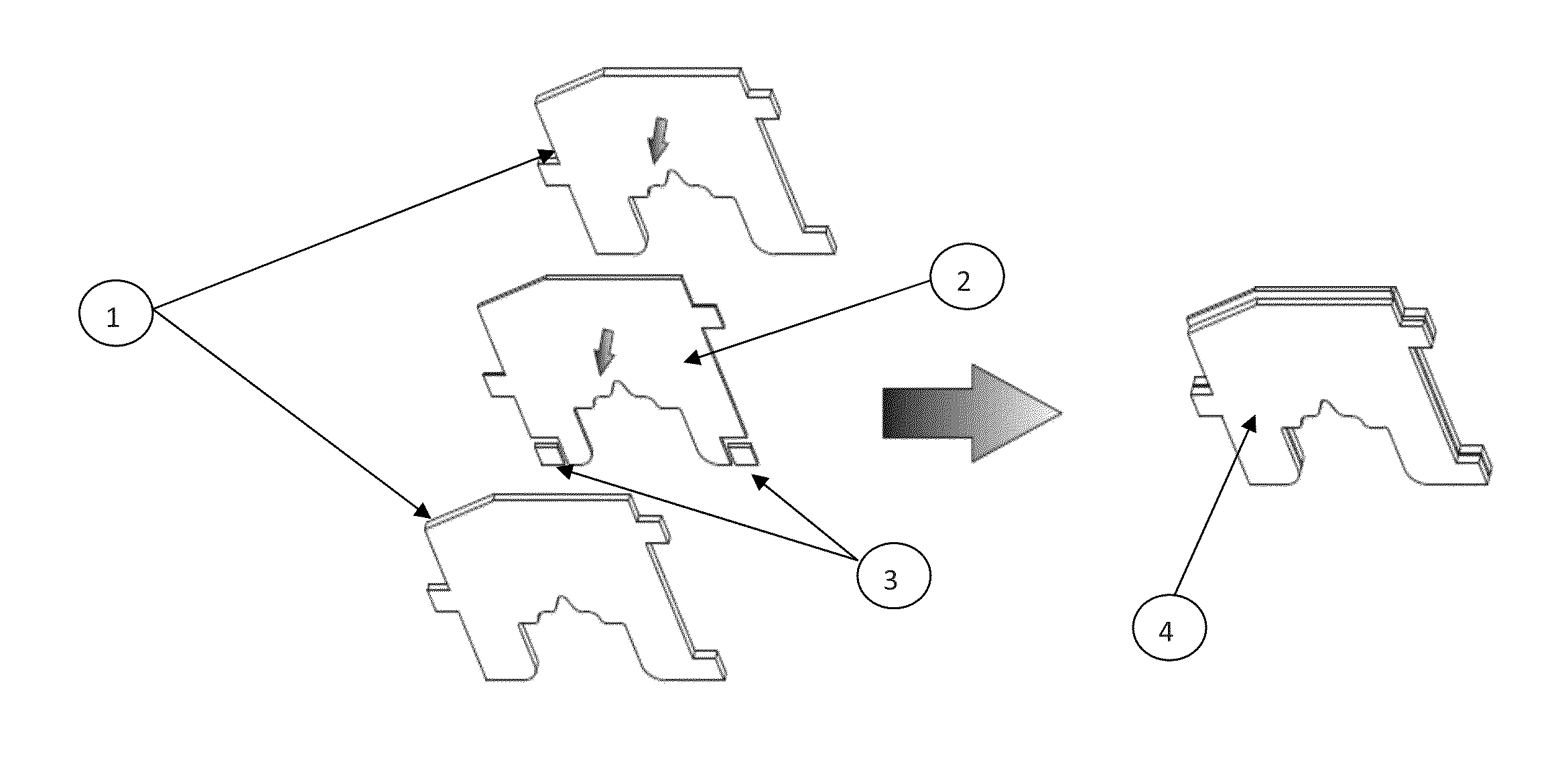 Arc Chute Arrangement for Arc Quenching in Electrical Switching Device