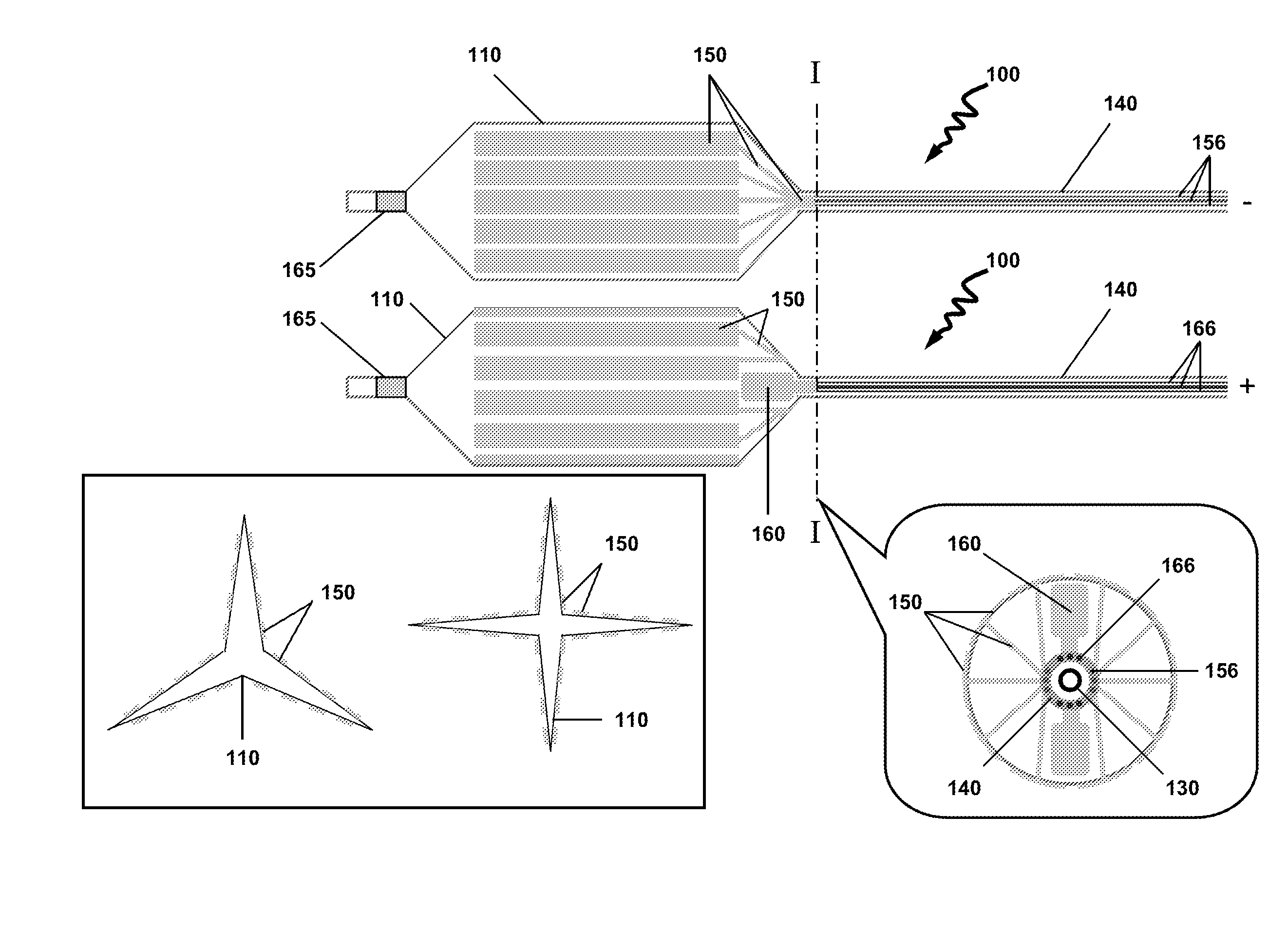 Device for local intraluminal transport of a biologically and physiologically active agent