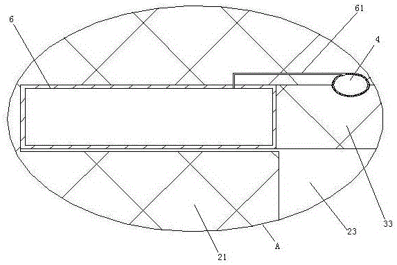 Pure electric logistics vehicle power line seal connection structure