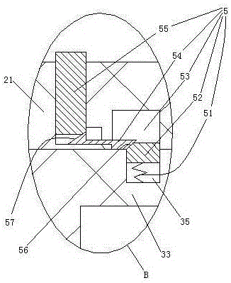 Pure electric logistics vehicle power line seal connection structure