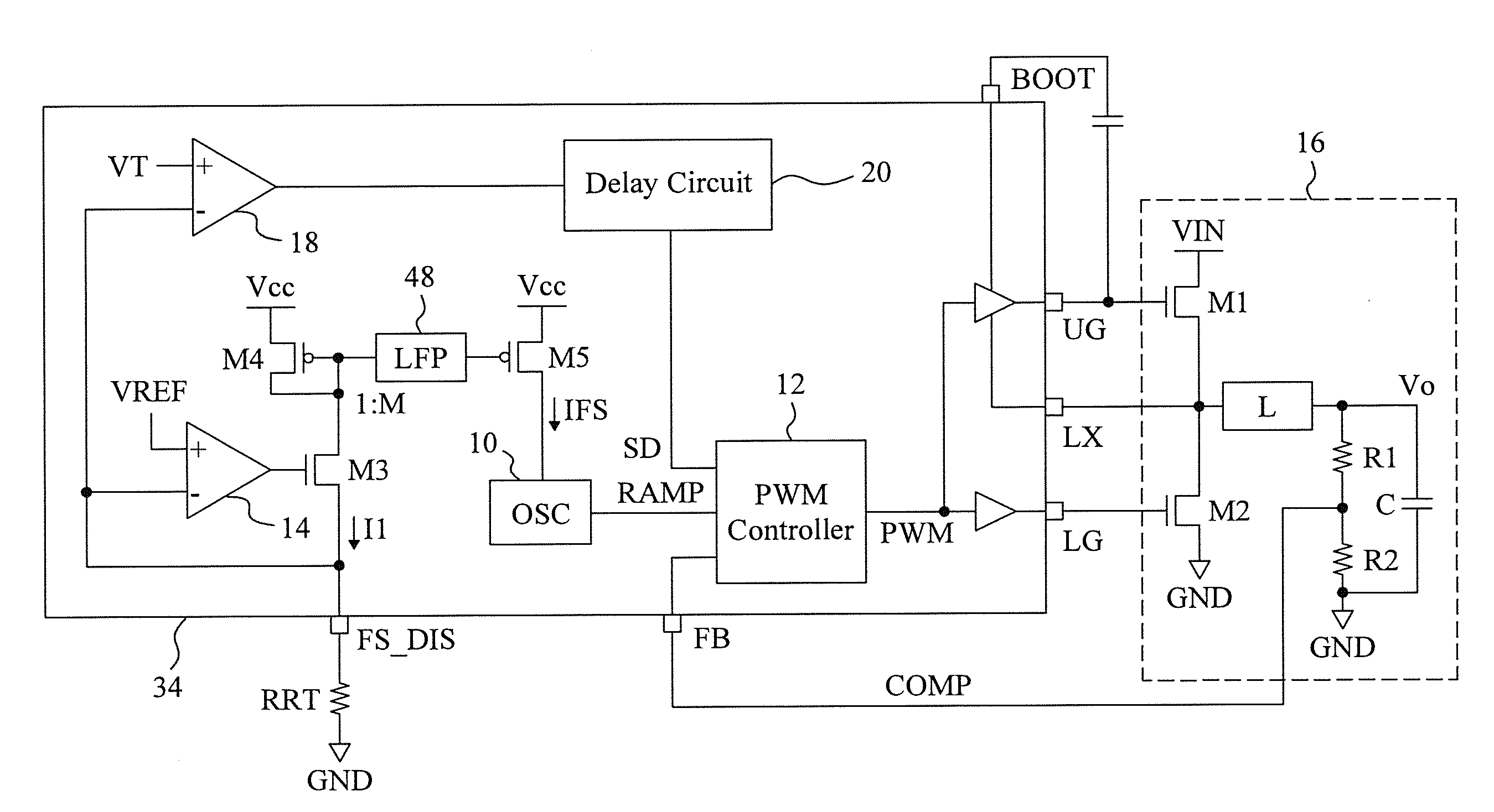 Protection to avoid abnormal operation caused by a shorted parameter setting pin of an integrated circuit