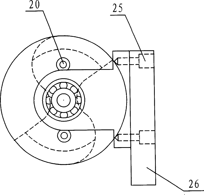 Ball bearing internal ditch automatic measurement feeding device