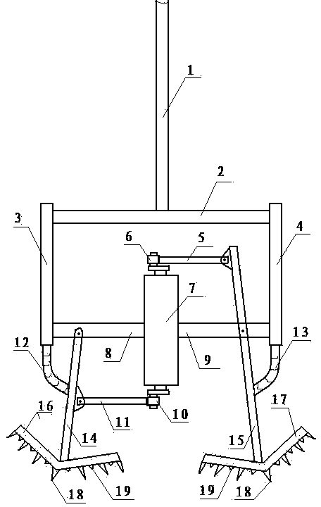 Double-shaft-end electric trencher