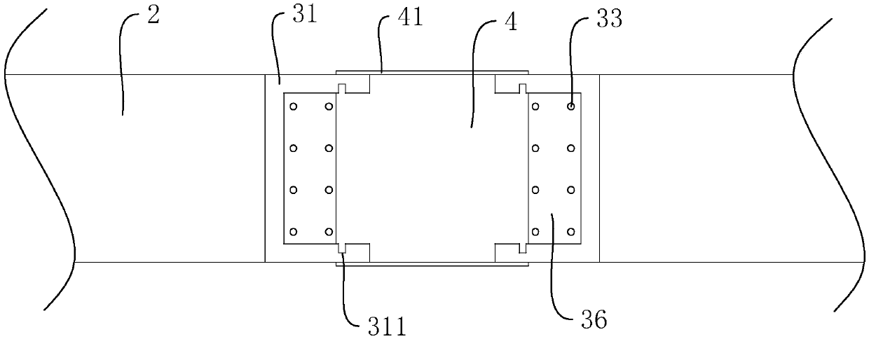 Fabricated underground continuous wall and construction method thereof