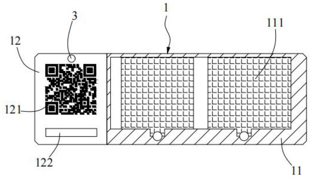 Counting slide assembly and sperm morphological activity concentration detection system