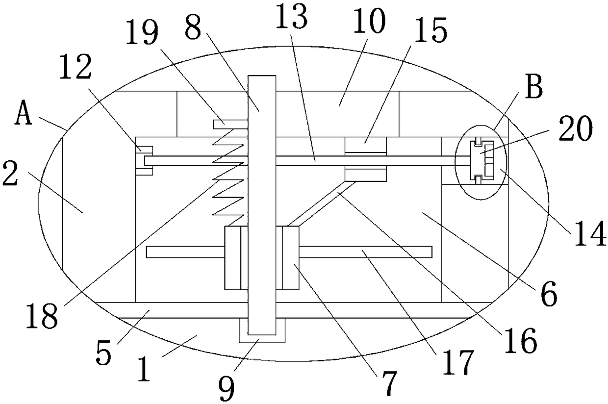 Slitting device of bag making machine