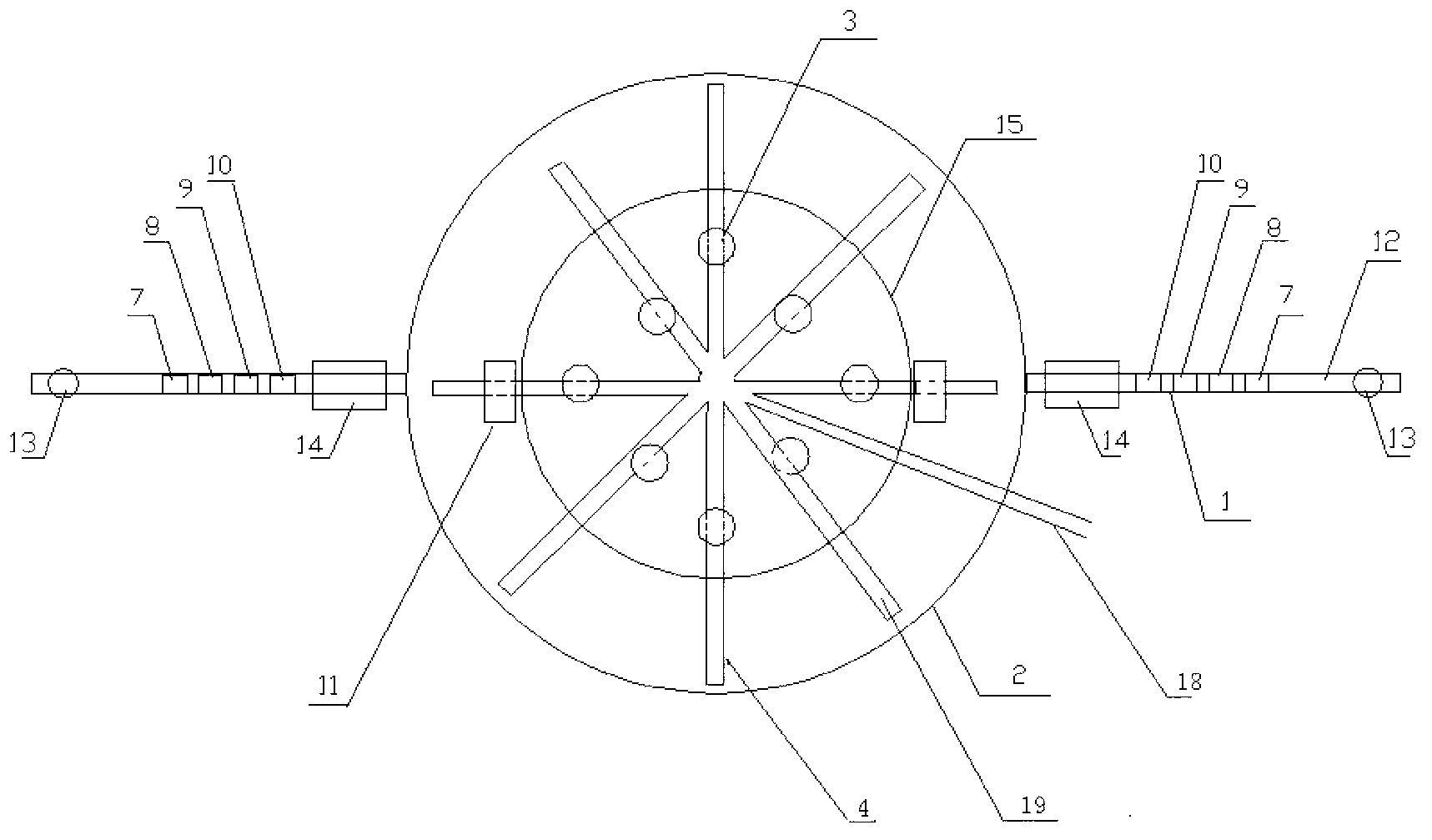 Device and method for removing fluorine ions in groundwater